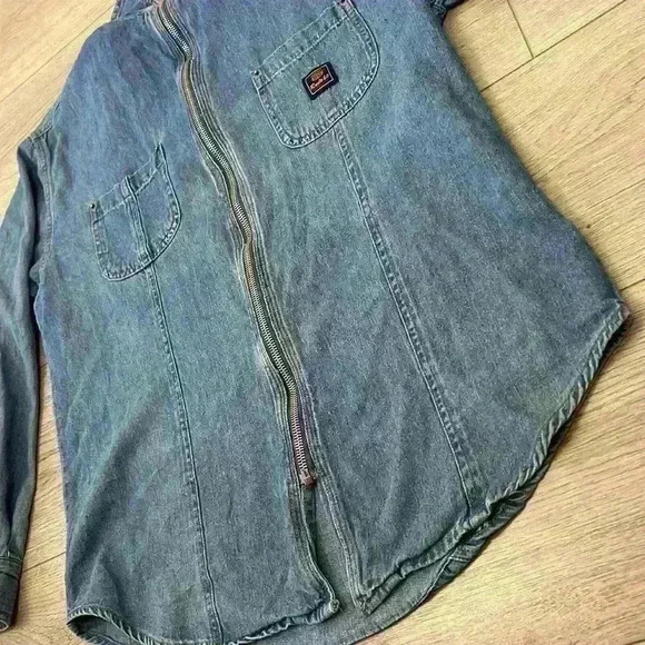 Route 66 Light Blue Vintage Cotton Jacket Size M - Picture 8 of 10